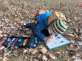 výtvarná výchova venku