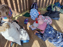 vymýšlení vlastního příběhu z lesa