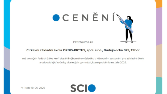 Scio ocenění