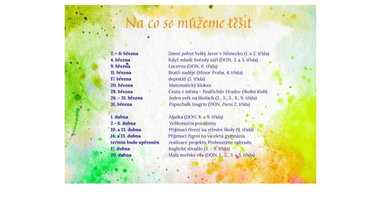 Na co se můžeme těšit