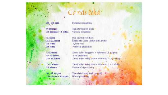 Co nás čeká ve šk.r. 2026/27