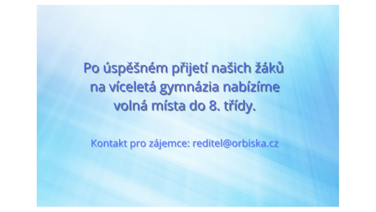 Přijímáme nové žáky na II. stupeň (2025/2026)