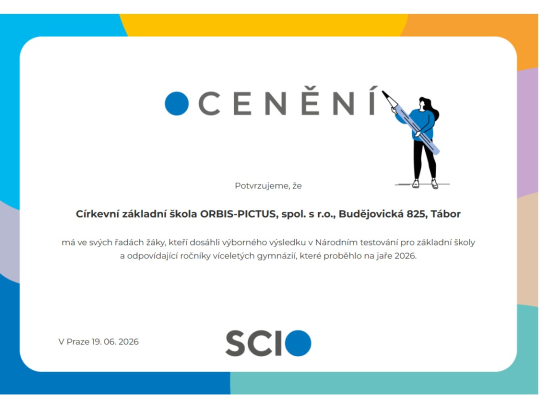 Scio ocenění