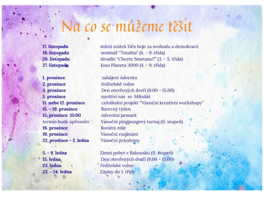 Na co se můžeme těšit