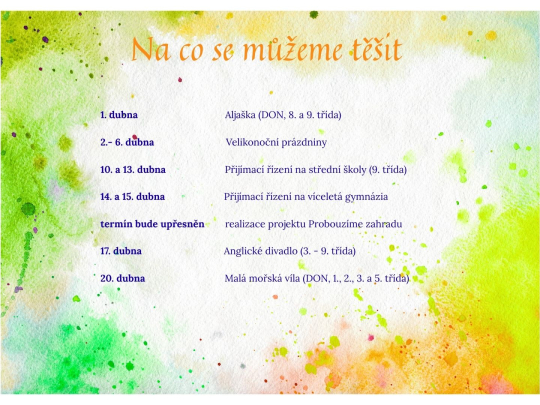 Na co se můžeme těšit