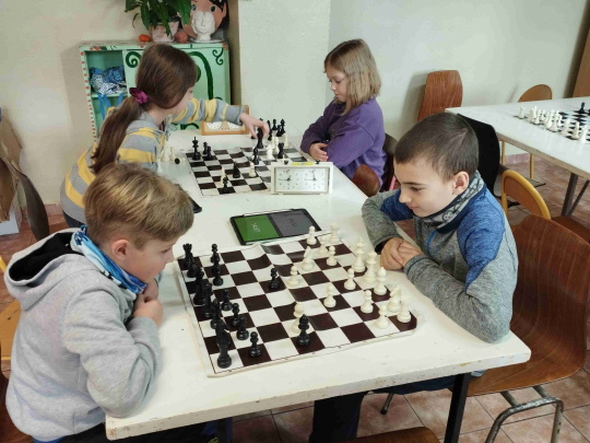 Šachový turnaj I. stupeň